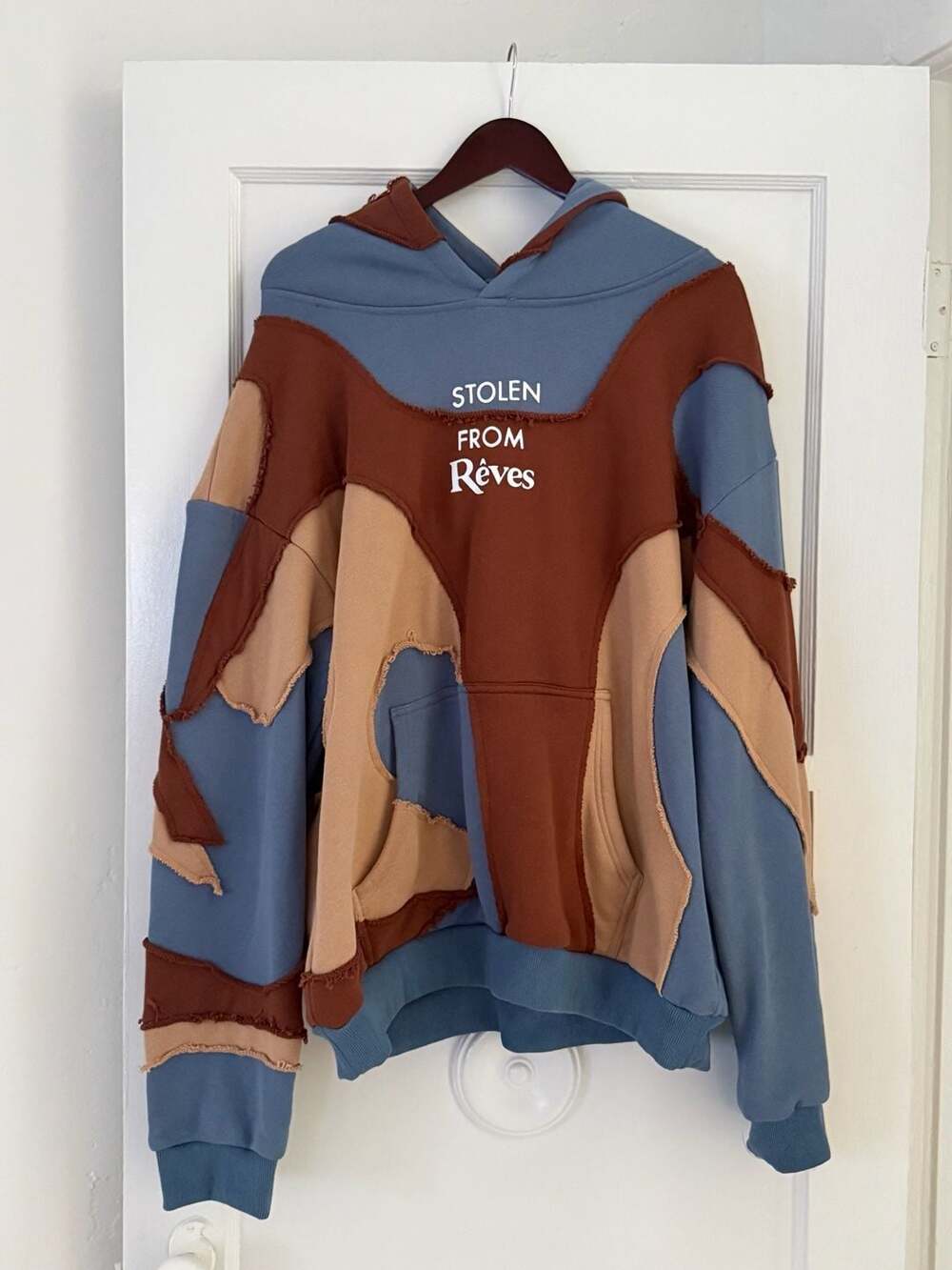 Rêves Paris Stolen From Rêves Skein Patchwork Hoodie
